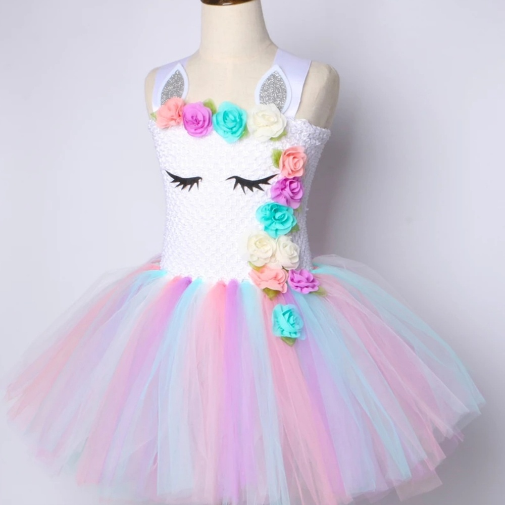 🆕️PRE ORDER! Unicorn Tutu Dress + Headband